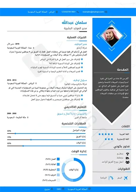 سيرة ذاتية جاهزة