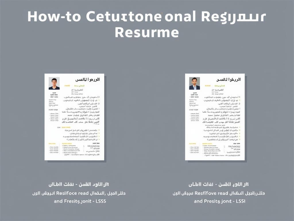 تخصيص السيرة الذاتية حسب المجال والوظيفة