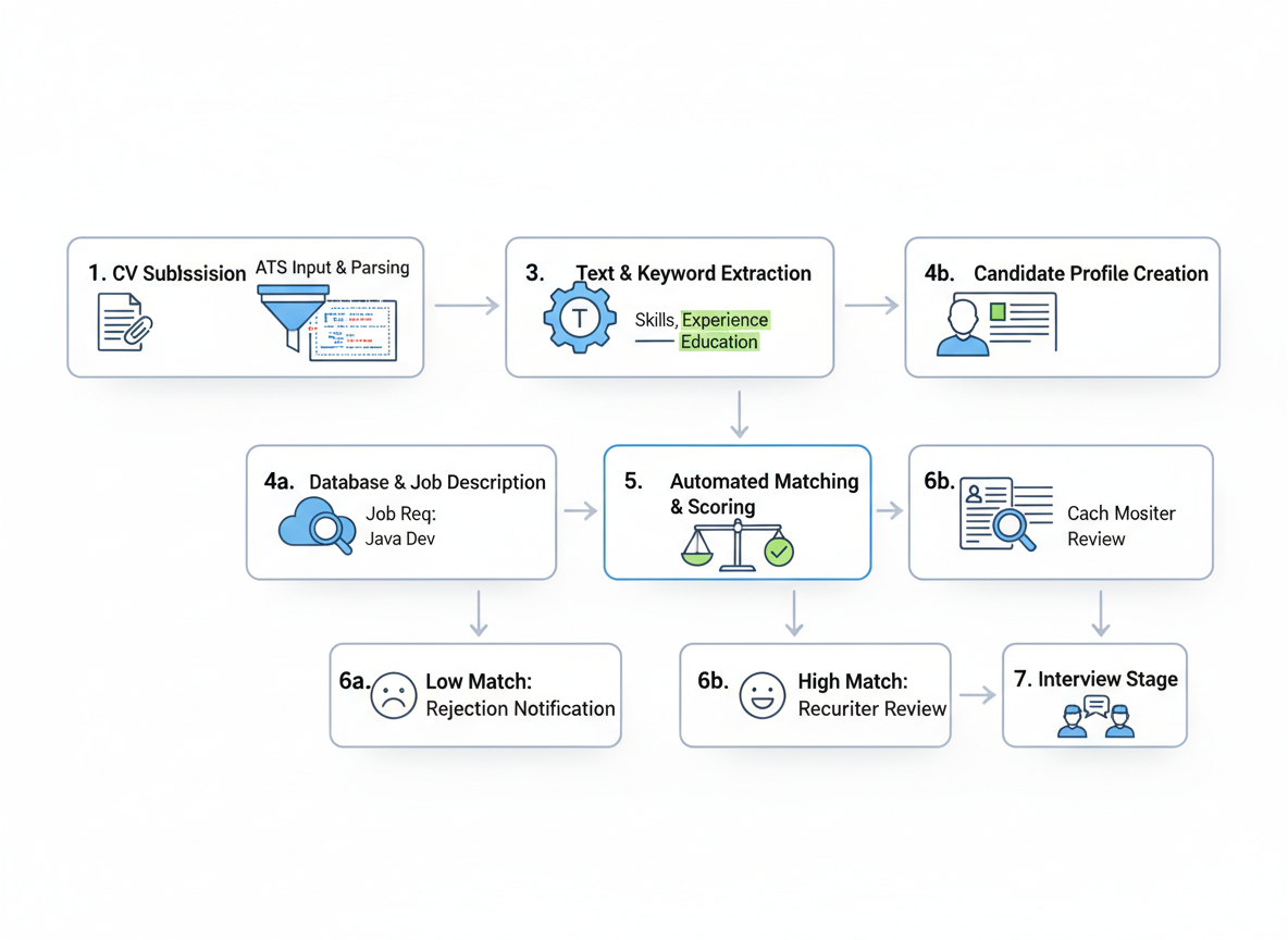 عملية فحص السيرة الذاتية بواسطة نظام ATS