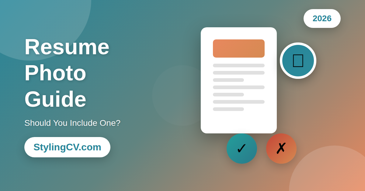 Resume Photo Guide 2026