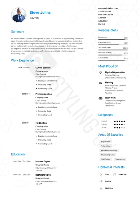 Alfred Resume Template