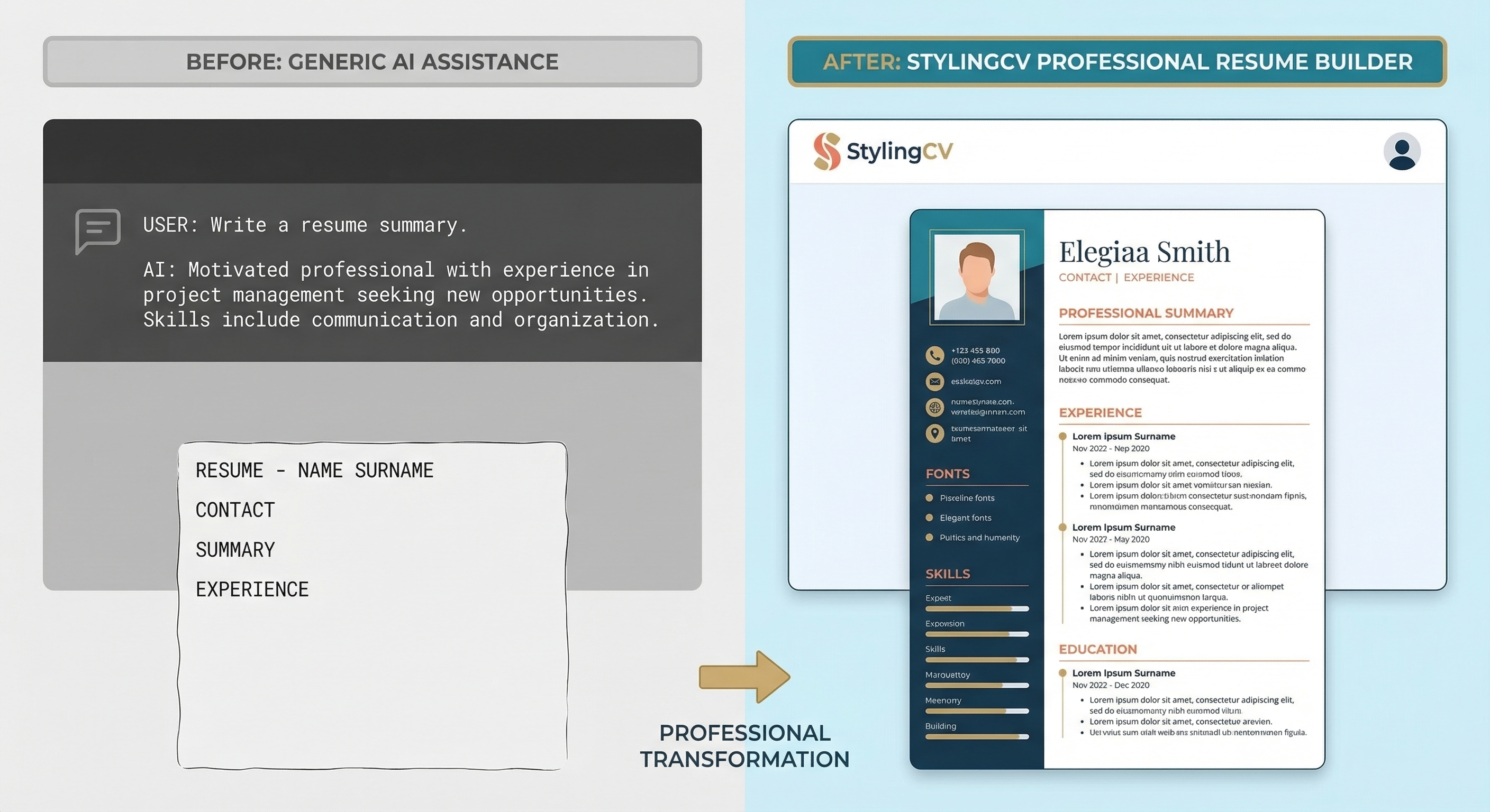I Let ChatGPT vs StylingCV Build My Resume – The Results