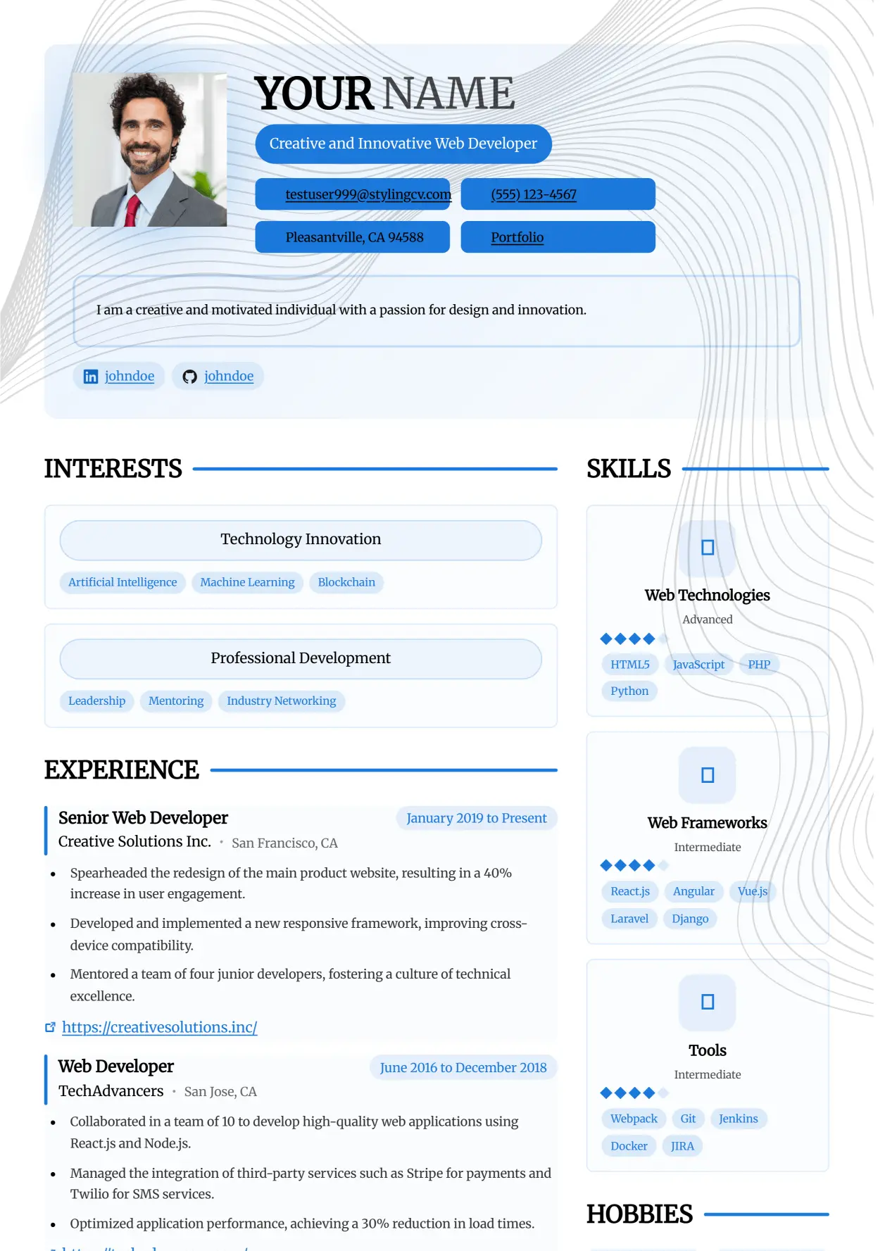 Creative Resume Template