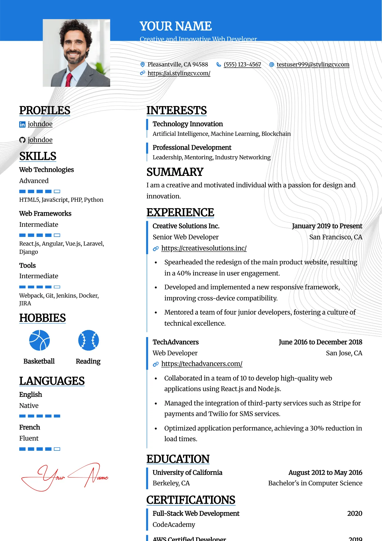 Essential Resume Template