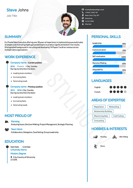 Genial Resume Template