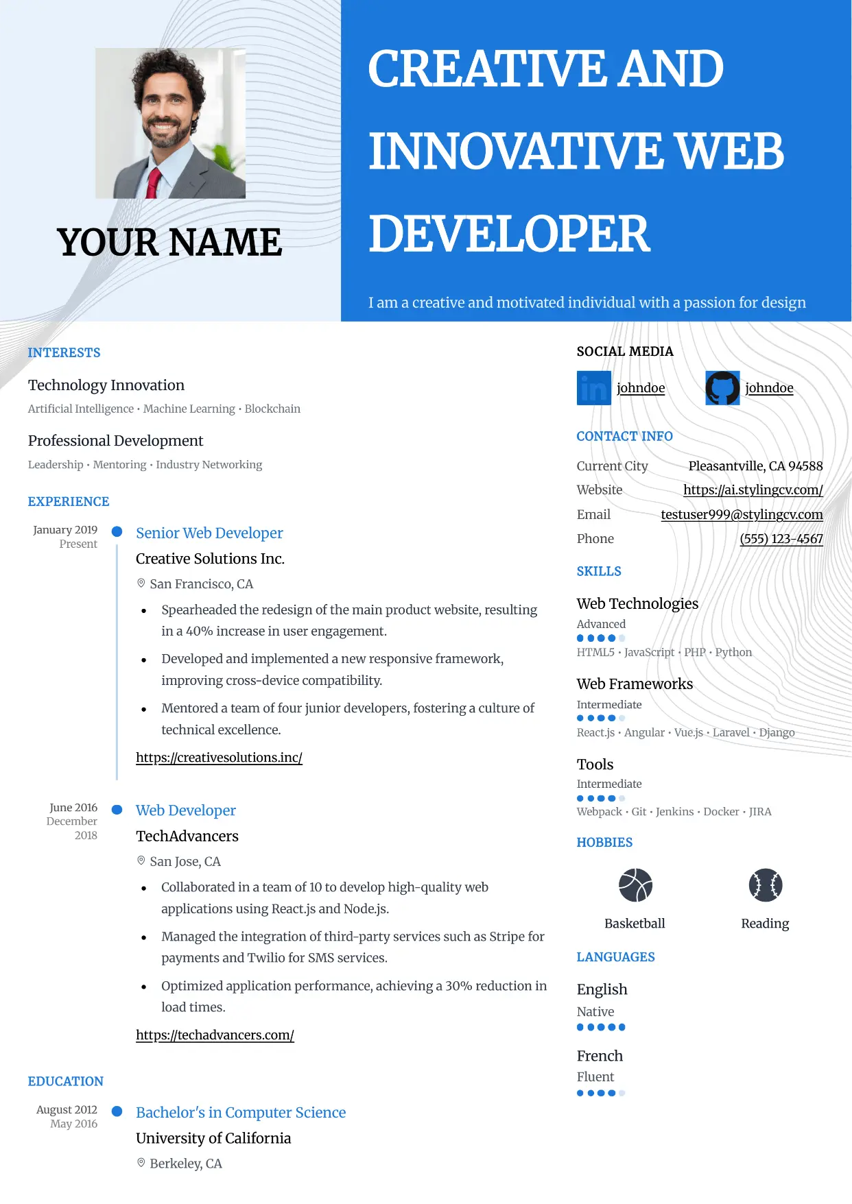 Modern Resume Template