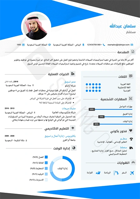 resume designed with StylingCV