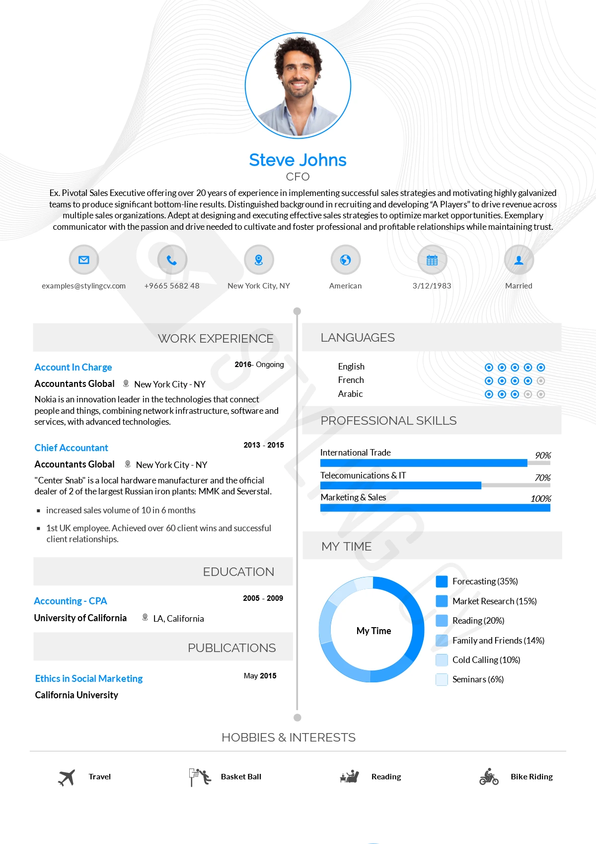 Accountant working on financial reports